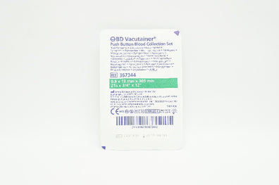 Becton 367344 BD Vacutainer Push Button Blood Collection Set 21G x 3/4in. x 12in.(x)